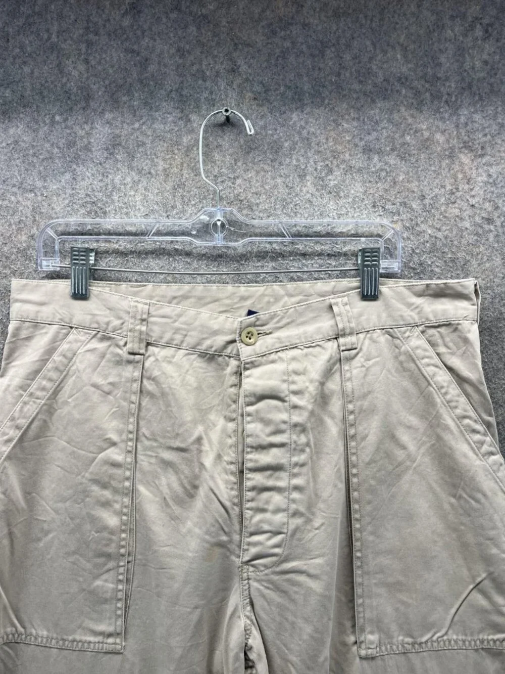 Polo Ralph Lauren Sport Pants Men 36x32 Beige Canvas Relaxed Workwear Khakis